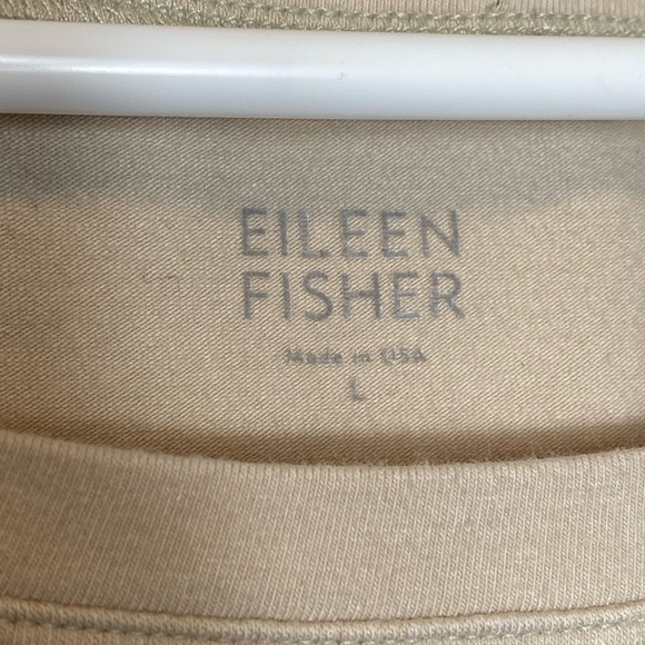 Eileen Fisher Womens Shirt Nude Color Sz L - Picture 2 of 3